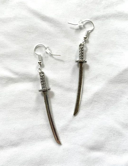 BTS Suga Deachwtha Sword earrings