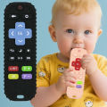 Kids Toys Silicone Remote Control Teether Sensory Cute Cartoon Toys for Boys and Girls.