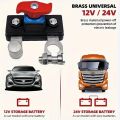 Car Battery Cut Off Switch Disconnect Isolator Cut-off Power Cutoff Switch Car Battery Power Terminal Link Switch Off Parts.