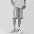 Men's Summer Thin Twill Satin Fabric Five Pocket Casual cotton Solid color Shorts Loose Sit Basketball Beach Outerwear M-5xl. 