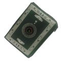 Long Pocket Prayer Mat Portable Travel Friendly Musallah With Qibla Finder Compass Musalla Travel Prayer Mat Carpet. 