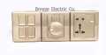 Need Gang Switch Premier Standard Value Pack: 4 Gang+ Fan Dimmer+13A 5 pin Multi Socket+3 gang Plastic Back Cover.. 