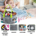 Portable Carrying Case for Toniebox Starter Set and Figurines Travel Felt Cloth Musical Toy Folding Bag for Toniebox Accessories. 