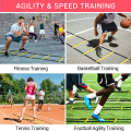 Sports Agility Ladder Football Adjustable Nylon Strap Jumping Ladder Speed Fitness Body Coordination Warm-Up Training Tool.