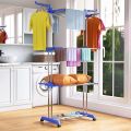 :*New Three Layers Clothes Drying Stand Rack Heavy Duty Double Pole Foldable Cloth Dryer Clothes Drying Stand*. 