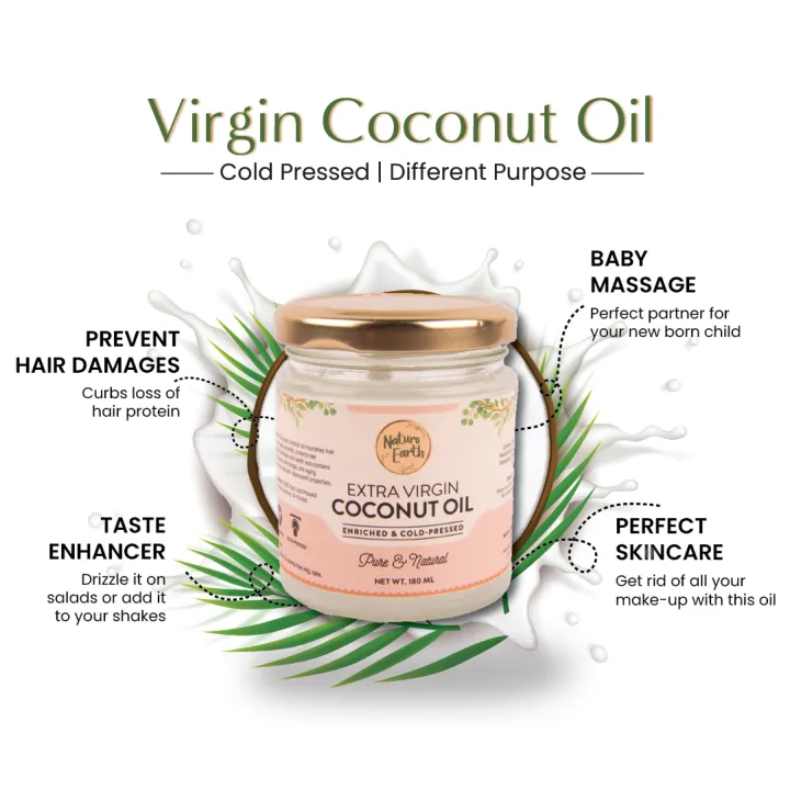 Naturo%20Earth%20Organic%20Cold%20Pressed%20Extra%20Virgin%20Coconut%20Oil%20180Ml%20-%20Image%203
