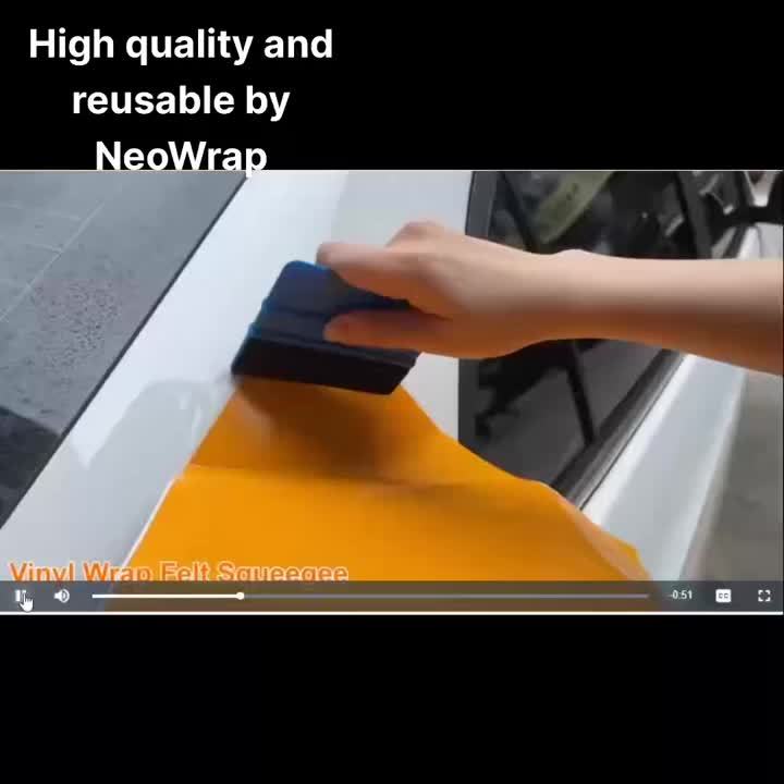 Felt Edge Squeegee Window Tinting Tool Car Vinyl Wrap Scraper Plastic Spatula Scratch Free Film DIY Squeegee Wallpaper Smoothing