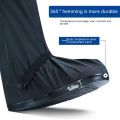Rain Boot Shoe Cover Black Waterproof with Reflector High Top Clear Shoes Dust Covers for Motorcycle Bike Rain Cover Men Women. 