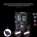 COOLCIRC ARGB Connector 1 To 10 Port Splitter Hub 5V 3Pin ARGB Case Fan Hub with Adhesive Base SATA Power for LED Fans Lights.
