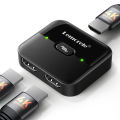 Lemorele 4K HDMI Splitter Switch 2 in 1 Out 60Hz HDMI-compatible 2.0 Hub Switcher for PC Laptop HDTV Xbox PS4 PS5 TV Macbook.