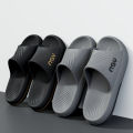 Trendy Men's Platform Slippers Summer Home Shoes EVA Thick bottom Outdoor Soft Non-slip Comfortable Beach Walk Sandals Outdoor.