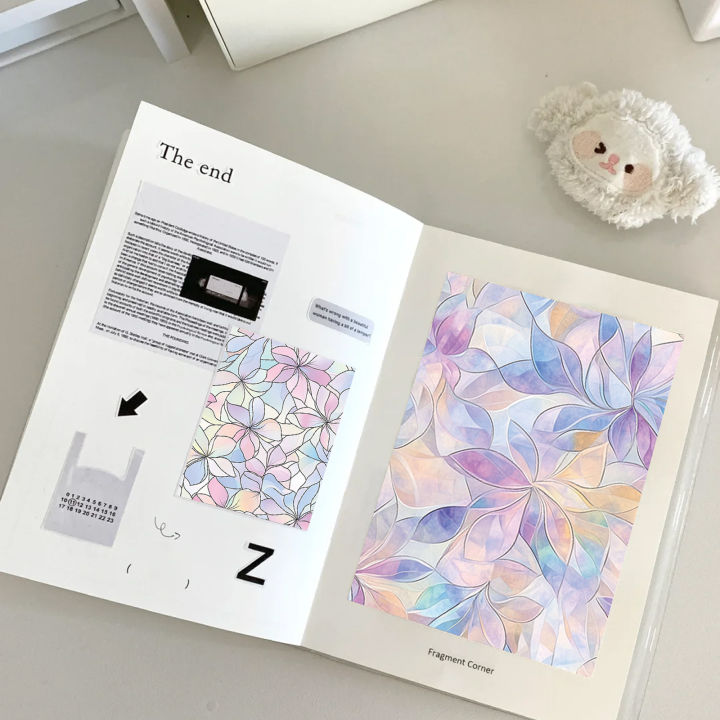 8%20Sheets%20Flower%20Background%20Multicolor%20Pattern%20Scrapbook%20Paper%20For%20Junk%20Journal%20Gift%20Wrapping%20Card%20Making%20DIY%20Art%20Craft%20Paper%20-%20Image%205
