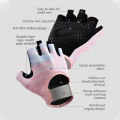 GTUBIKE 1 Pair Women Men Half Finger Adjustable Breathable Sports Gloves for Weightlifting Dumbbell Cycling Fitness Training. 