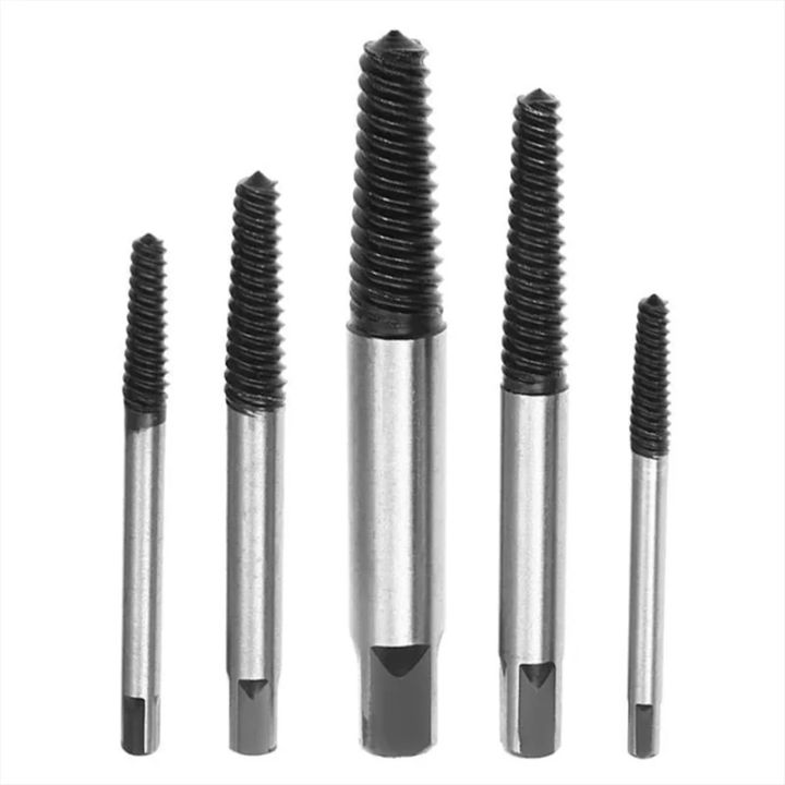 5Pcs/lot Taps Drill Bit Broken Screw Extractor Set Hexagonal Thread ...