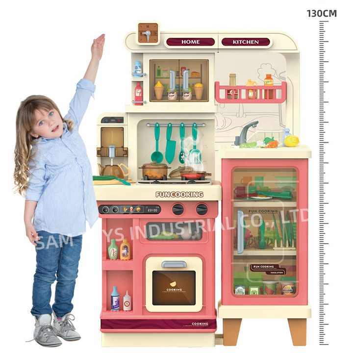 Large Children's Kitchen Play House Simulation Spray Toy Mini