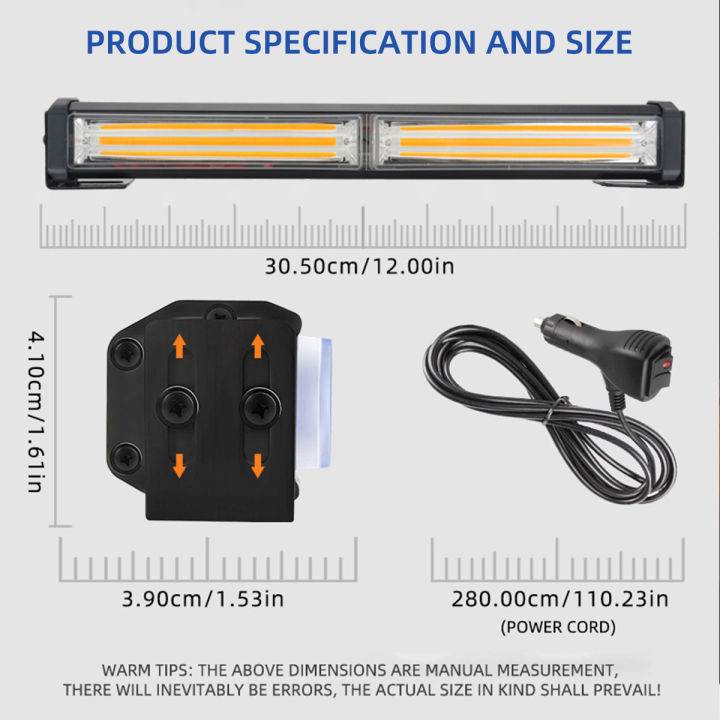9-80V%20Led%20Work%20Light%20Vehicle%20Warning%20LED%20Strobe%20Light%20Bar%20Traffic%20Emergency%20Flashing%20Dual%20Color%20COB%20Light%20Bars%20For%204x4%20Trucks%20-%20Image%205