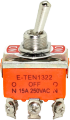 Eten rocker switch 6 pin good quality 3 way on-off-on 15A 250V toggle toggle switch toggle switch 6 screw terminals can be used for fan lamp. 
