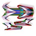 Tankini Tapa Stickers (2023 Model) for 125cg Motorcycle bike Stickers 4piece Tanki stickers Tapa stickers for 125 Honda Motorcycles. 