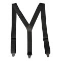 Melo Tough Y back suspenders airport friendly Suspenders,NO buzz with Plastic Clip 1.5 inch fully elastic braces. 