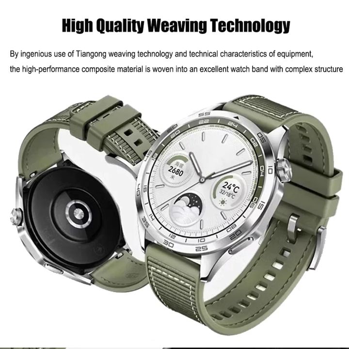 Official%2022mm%20Composite%20Nylon%20Strap%20For%20%20WATCH%20Silicone%20Band%20GT%206%205%2046mm%20Watch%204%20Pro%20GT%203%202%20Pro%20Sports%20Wristbands%20Bracelet%20-%20Image%205