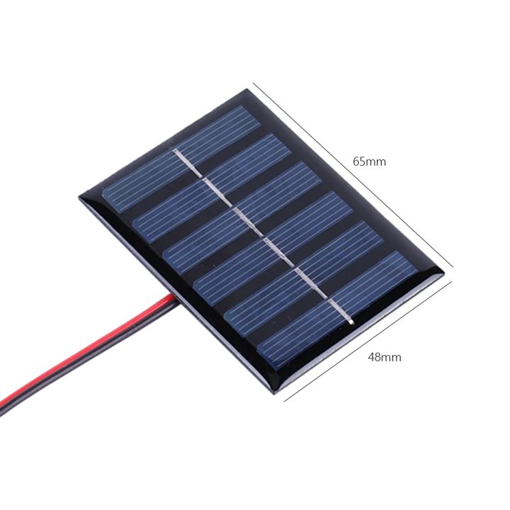 1/2%20Pcs%20Solar%20Panel%20100MA%201W%203V%20Solar%20Cell%20with%20Cable%20Mini%20Small%20Solar%20Panel%20Module%20for%20Lamp%20Fan%20Pump%20for%202-3V%20Battery%20Charging%20-%20Image%206
