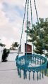 macrame swing hanging chair. 