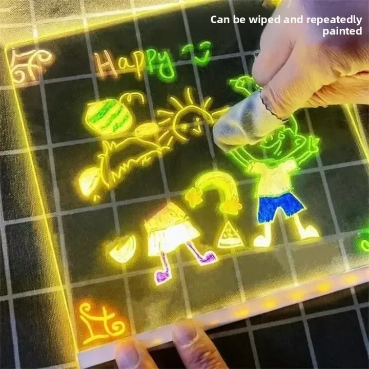 LED%20Note%20Board%20Kid%20Drawing%20Toy%20Luminous%20Wordpad%20LED%20Drawing%20Board%20DIY%20Acrylic%20Board%20with%20Colour%20Pens%20Blackboard%20with%20Night%20Light%20-%20Image%206