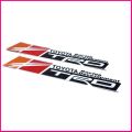 The sticker sheet is cheap and good. there are 2 sheets in this size, 8 cm high, 48 cm long, TRD sticker built on the left side-right. for all Toyota models, good product, quality, delivery.. 