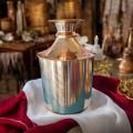 Premium Copper Saja Gagri | Traditional Handmade Water Pot for Puja & Home Décor – D:16cm, H:41cm, W:2.195kg. 
