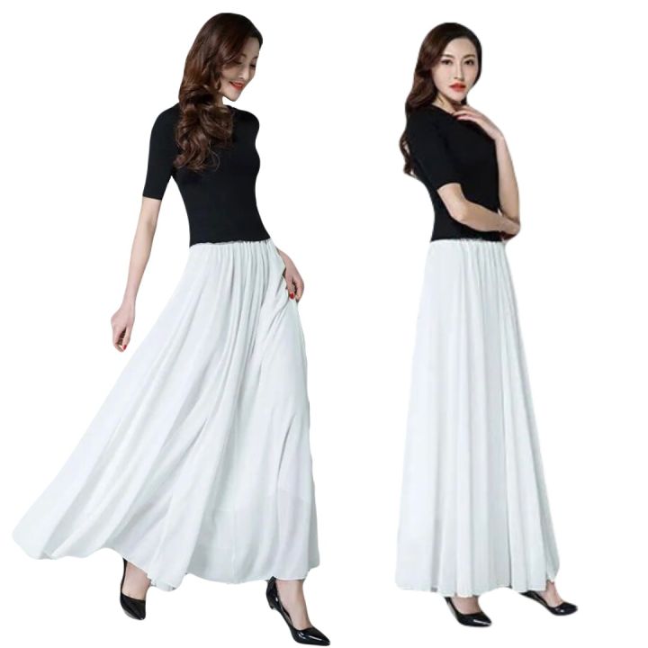 Ladies Long White Skirts Womens dress Daraz.lk