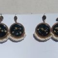 Resin jhumka earings for girls and women premium quality hand made resin jhumka in regular size name can be customized. 