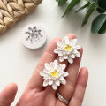 1Candle Aromatherapy、Silicone Flower Resin Casting Mold for Clay Craft and Crystal Epoxy Resin Mold-DIYHandmade Flower Design Re. 