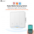 SmarDeer ZigBee Smart Switch with Motion Sensor,Human Body Presence Detector Auto Light ON/OFF,Tuya Wall Light Switch lightify. 