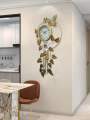 Luxury Large Wall Clock Modern Metal Gold Wall Clocks Home Decor Creative Nordic Silent Wall Watches Living Room Decor Gift. 