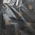 Alkaram printed Jaquard Shirt Black 2.5m. 
