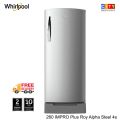 Whirlpool Icemagic Pro Plus 236 Litres Single Door Refrigerator With Base Stand. 