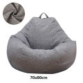 Lazy Sofas Cover Large Bean Bag Cover Without Filler Adults Couch Living Room Bedroom Home Tatami Lounger Comfortable Seat Cover.