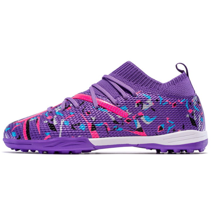 Men Football Boots Indoor Futsal Grass Training Non Slip Soccer Cleats