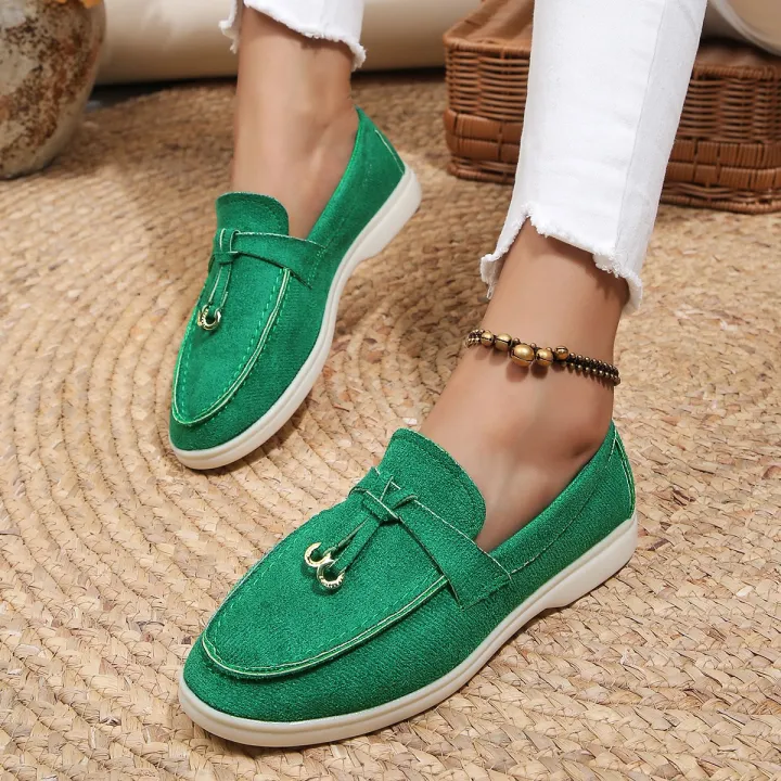 New%20Lefu%20Shoes%20Women's%20Soft%20Leather%20Retro%20Lazy%20Man%20Step%20on%20Thick%20Sole%20Flat%20Bottom%20Comfortable%20Single%20Shoe%20-%20Image%203