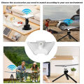 For Starlink Mini Plastic Tripod Mount Adapter - Fixed 1/4" Device Holder with Stable Tripod Base, Compatible with Dish Mounts. 