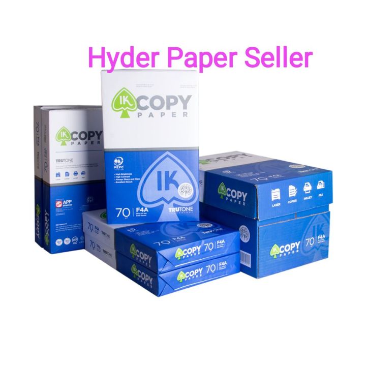 IK copy Paper Legal/F4 Size Box -5 Ream-2500 Sheets