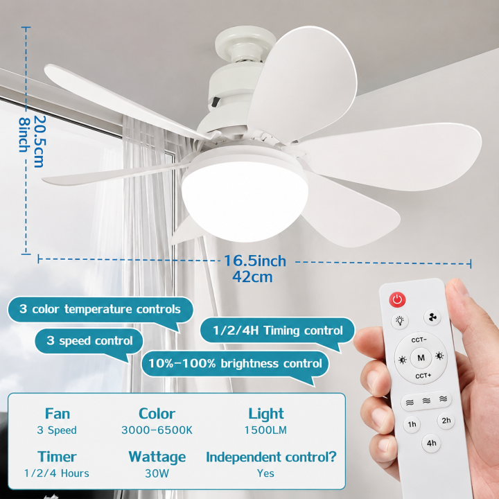 JOYINLED%20Dimmable%2030/40W%20LED%20Ceiling%20Fan%20Light%20with%20Remote%20Control%20E27%20Hanging%20Lamp%20for%20Living%20Room%20Study%20Home%20Decor%2085-265V%20-%20Image%202