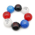Sturdy High-quality Acrylic Ball Gear Shift Knob Easy Installation Fine Workmanship Head Replacement for Vehicles.