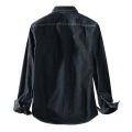 3 Colors 2024 New Men's Casual Denim Shirt Fashion Casual Cotton Slim Fit Cowboy Long Sleeve Shirt Male Brand Clothes. 