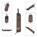 IRIN Drum Stick Bag Oxford Cloth Drumstick Thicken Case Waterproof Handbags Carrying Strap Percussion Instrument Accessories. 