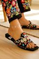 Beautiful Embroidery slides for Ladies. 