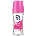 Fa Pink Passion Roll-On Deodorant 50ml - Pink Rose Scent 48H Protection For Women - Original. 