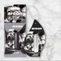Areon Liquid Perfume Card 5ml - Black Crystal - Areon Quality Perfume For Car, Office & Home - Areon Liquid Air Freshener Hanging Black Crystal Perfume. 