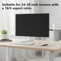 Computer monitor dust cover 2-piece set (1 Monitor cover and 1 keyboard cover) elastic, suitable for 24-30 inch monitors.