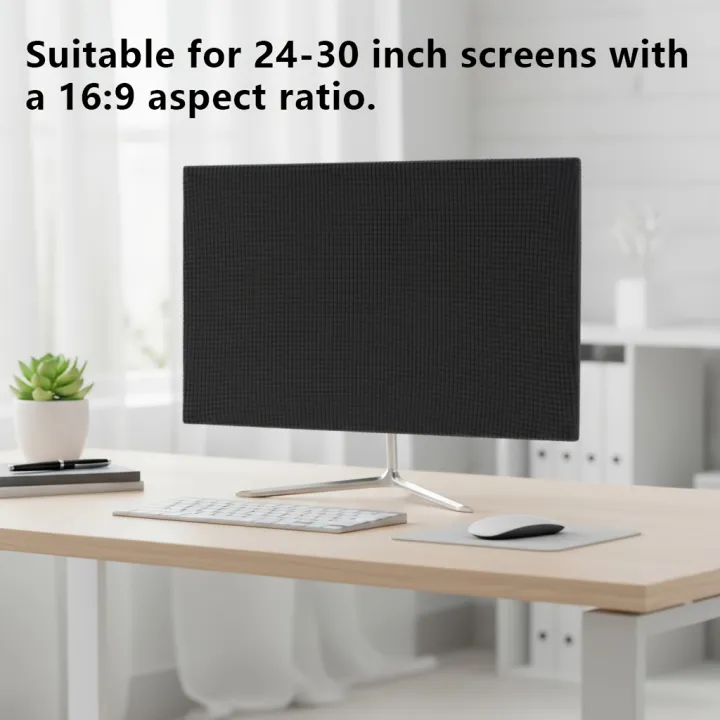 Computer%20monitor%20dust%20cover%202-piece%20set%20(1%20Monitor%20cover%20and%201%20keyboard%20cover)%20elastic,%20suitable%20for%2024-30%20inch%20monitors%20-%20Image%205